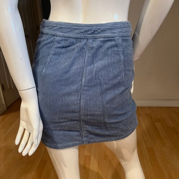 RAG & BONE RACER RIVERA CORDUROY MINI SKIRT SIZE 4 - Picture 2 of 4